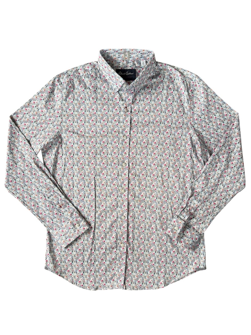 Robert Graham Modern Americana Men’s L/S Colorful Button Down Shirt Size XL EUC